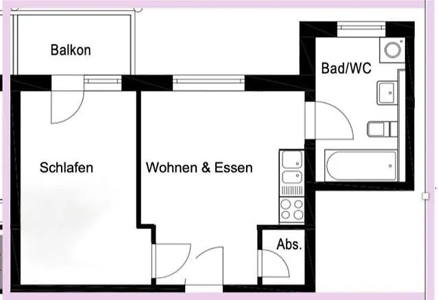 Apartament Zuhause Am Mit Sonnenbalkon In Strand- Und Altstadtnaehe